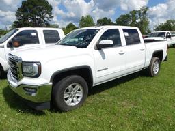 2017 GMC Sierra SLE 1500 Pickup, s/n 3GTP1MEC3HG212517: Crew Cab, 5.3L Gas