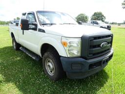 2015 Ford F250 4WD Pickup, s/n 1FT7X2B63FEA52144: Ext. Cab, 6.2L Gas Eng.,