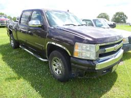 2008 Chevy Silverado Pickup, s/n 2GCEC12C381121971: 4-door, Bad Radiator, O