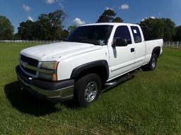 2004 Chevy Silverado 1500 4WD Pickup, s/n 2GCEK19V041167389 (Title Delay):