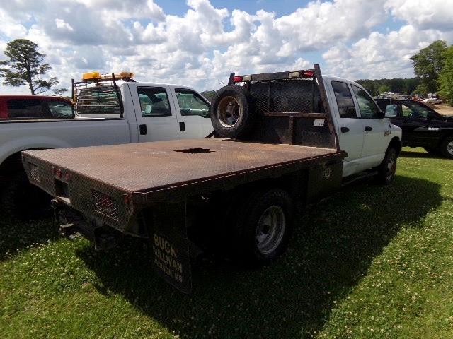 2008 Dodge Ram 3500 Flatbed Truck, s/n 3D6WG48A68G132028: Crew Cab,  Cummin