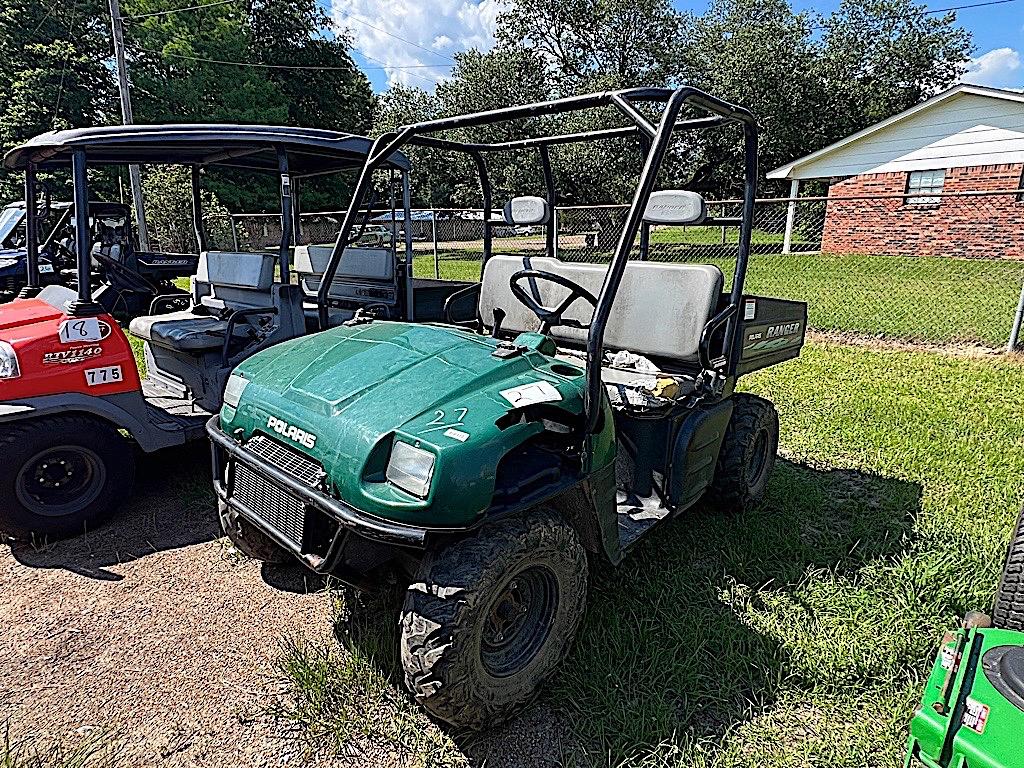 Polaris Ranger Utility Vehicle (No Title - $50 Trauma Care Fee Applies): Ga