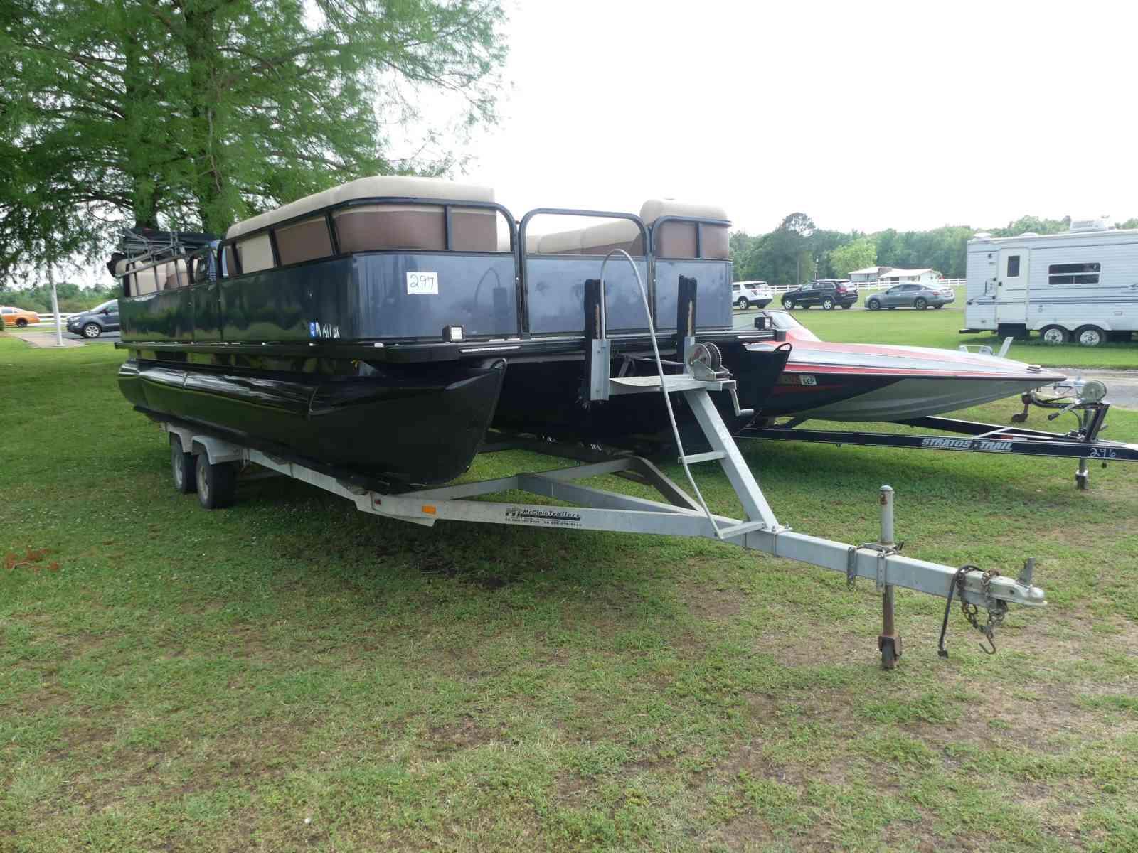 2007 Bently 24' Pontoon Boat, s/n BNT21231J607 w/ T/A Trailer (No Title - B