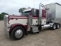 2023 Peterbilt 389 Truck Tractor, s/n 1XPXD49XXPD884752: T/A, 36" Flat Top