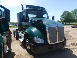 2019 Kenworth T680 Truck Tractor, s/n 1XKYDP9X8KJ251740: T/A, Day Cab, Pacc