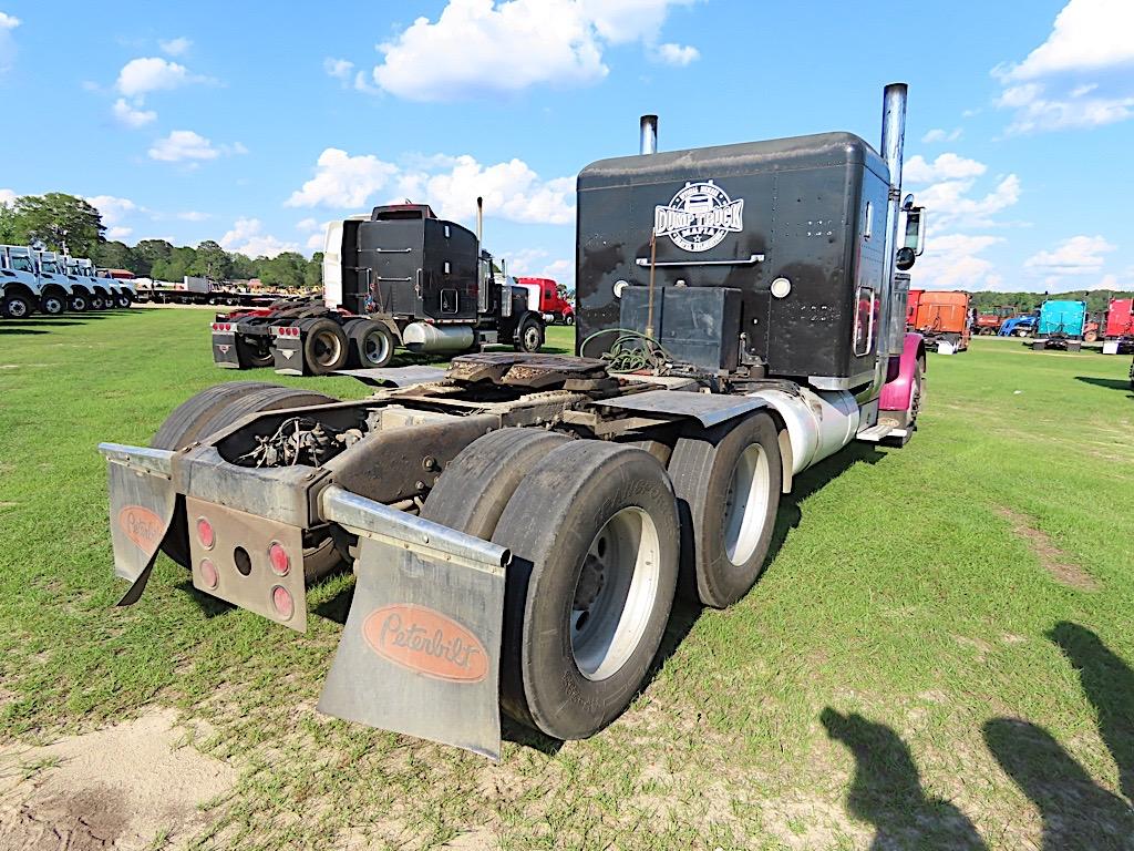 2003 Peterbilt 379 Truck Tractor, s/n 1XP5DB9X03D589648: T/A, Flat Top Slee