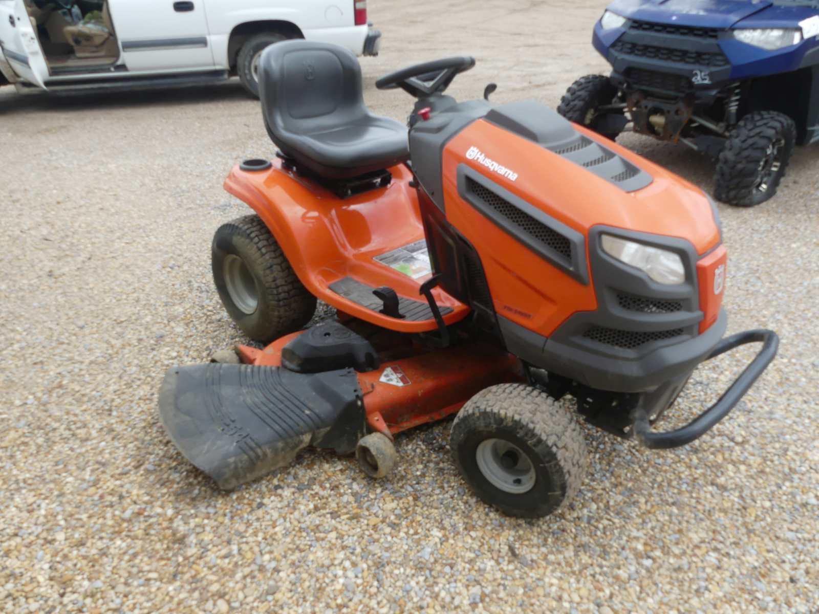 Husqvarna Riding Lawn Mower, s/n 32846: Model YTH24V54, Intek V-Twin 24hp G