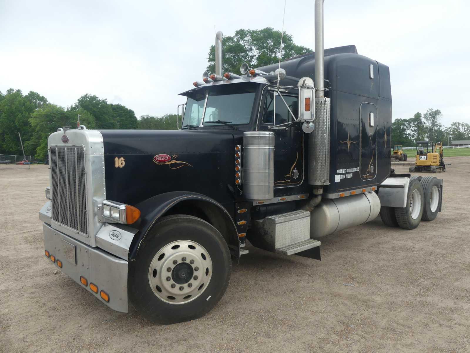 1991 Peterbilt 379 Truck Tractor, s/n 1XP5DB9X2MN311054: T/A, Stand Up Slee