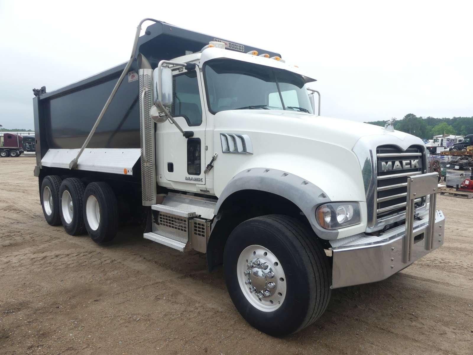 2019 Mack GR64F Tri-axle Dump Truck, s/n 1M2AX04C6KM040840: Mack MP7 425hp