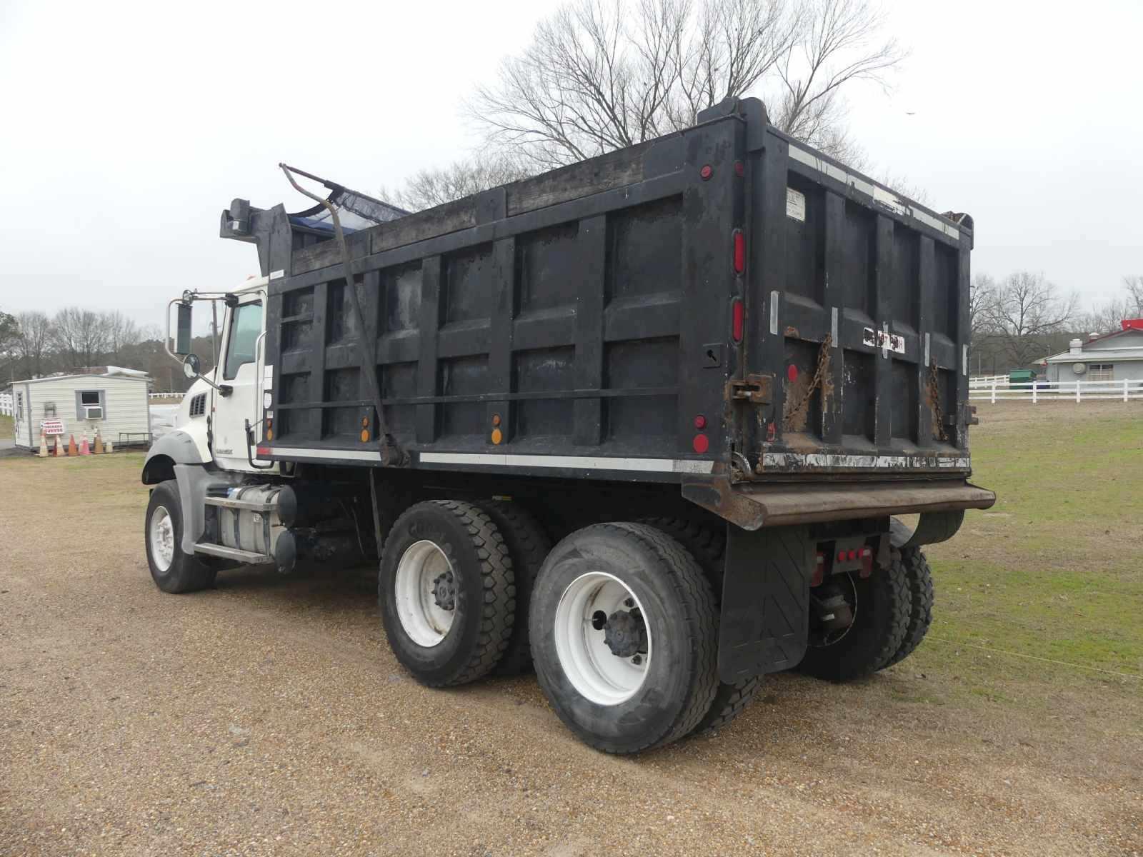 2015 Mack GU533 Tandem-axle Dump Truck, s/n 1M2AX33CSFM010351: Diesel Eng.,