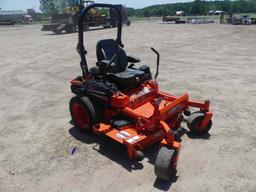 Kubota Z781KWTi Zero-turn Mower, s/n 10413: Kawasaki Gas Eng., 60" Cut, Met