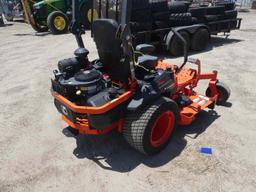 Kubota Z781KWTi Zero-turn Mower, s/n 10413: Kawasaki Gas Eng., 60" Cut, Met