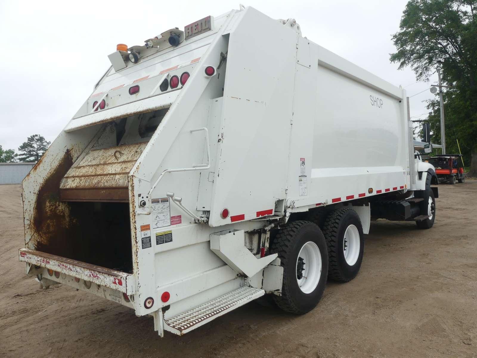 2013 International Workstar 7600 Garbage Truck, s/n 1HTGSSJT9DJ153864: Heil