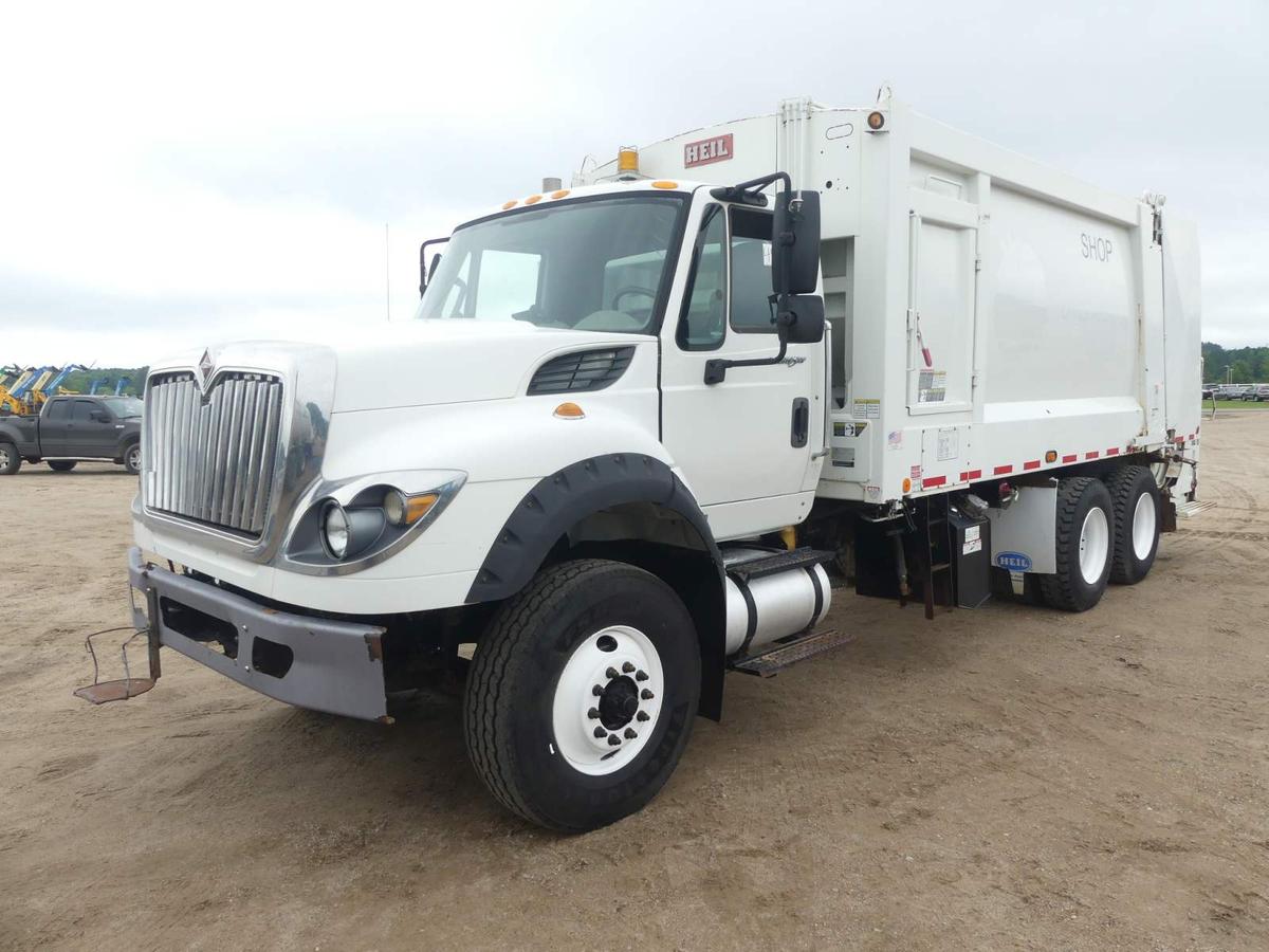 2013 International Workstar 7600 Garbage Truck, s/n 1HTGSSJT9DJ153864: Heil