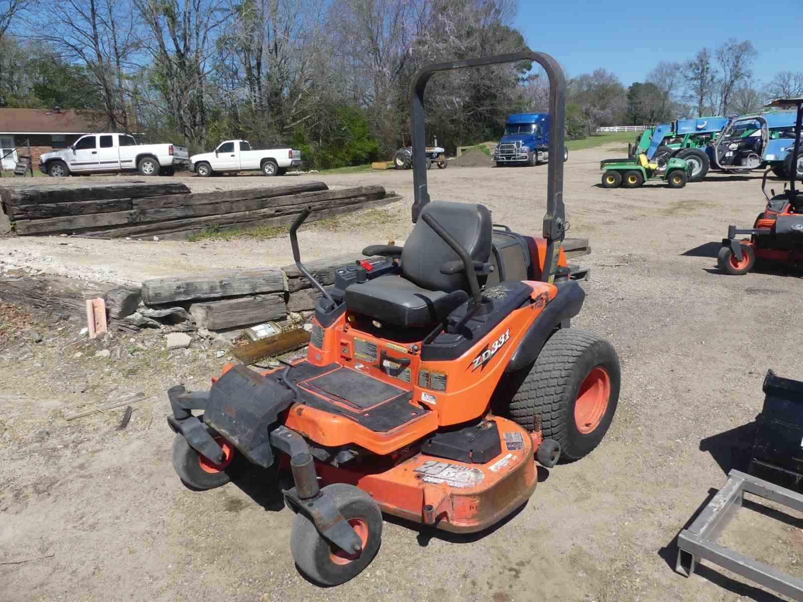 Kubota ZD331 Zero-turn Mower, s/n 11716: Kubota Diesel, 60" Deck, Meter Sho