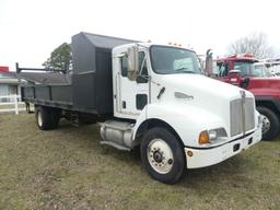 2005 Kenworth T300 Flatbed Truck, s/n M2NKMHY6H95079344: S/A, Cummins Eng.,