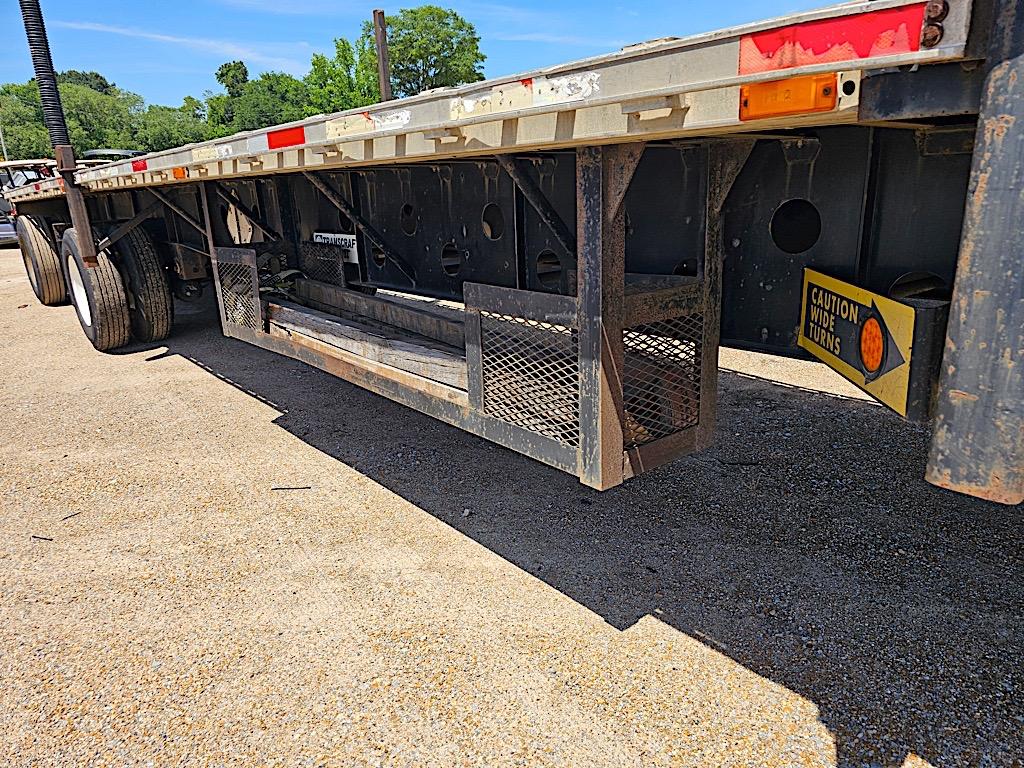 2008 Transcraft Eagle II 48' Flatbed Trailer, s/n 1TTF4820X82021047: Headac