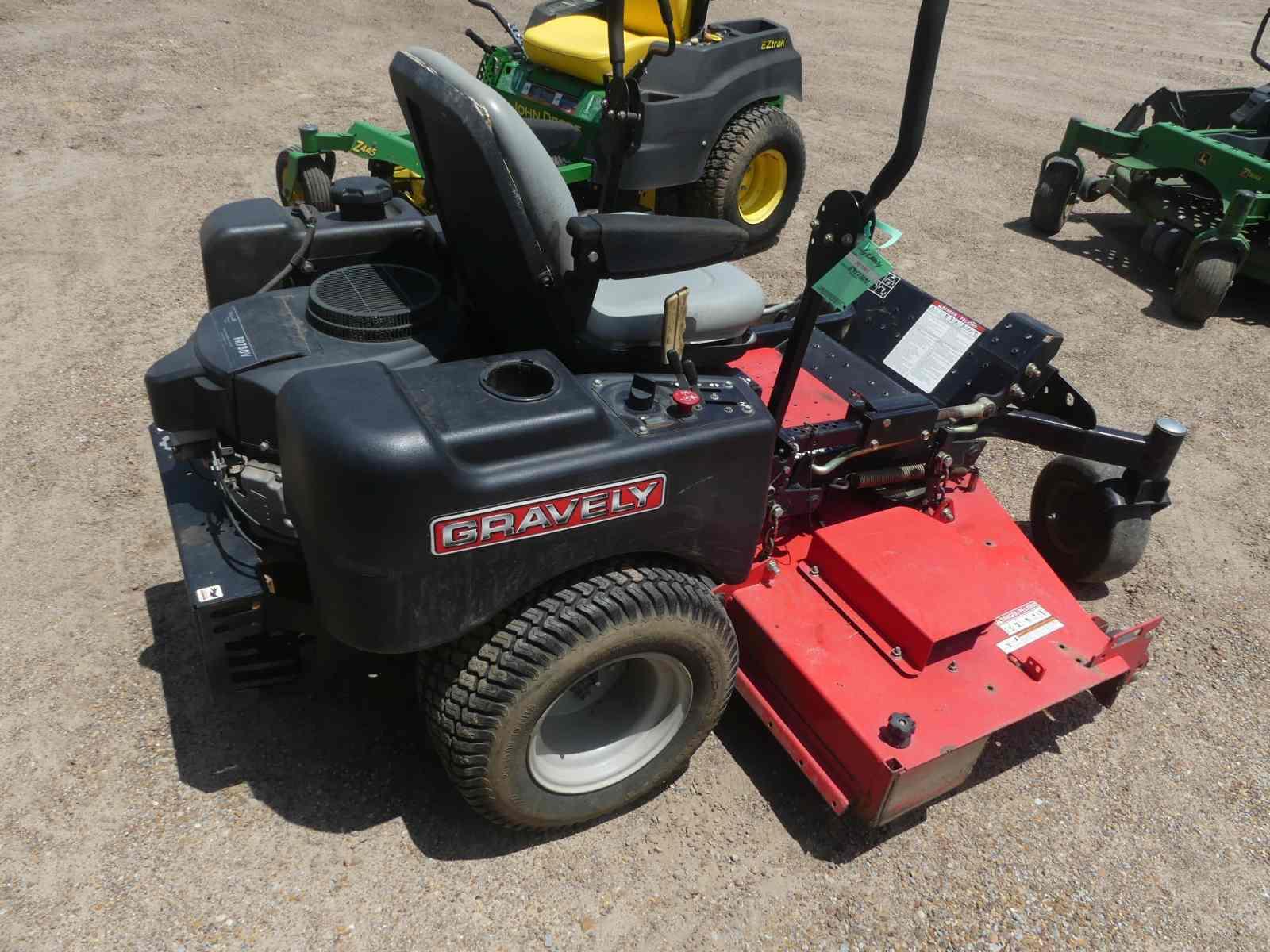 Gravely ZD 60HD Zero-turn Mower, s/n 011806: Kawasaki FR730V Gas Eng., 60"