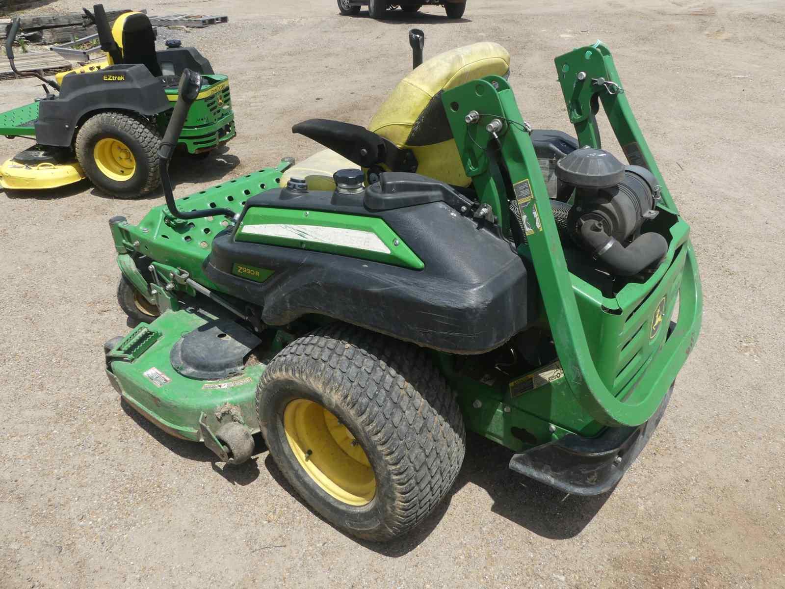 John Deere Z930R Zero-turn Mower, s/n 1TC930RCCET020716: Gas Eng., 60" Deck