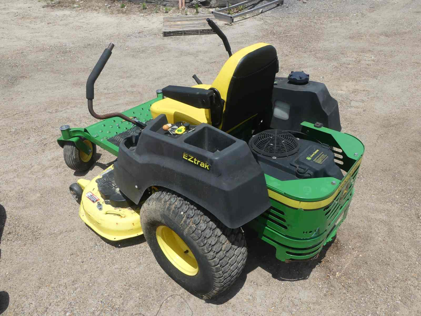 John Deere Z445 Zero-turn Mower, s/n 1GXZ445KEFF171355: Gas Eng., 48" Deck,