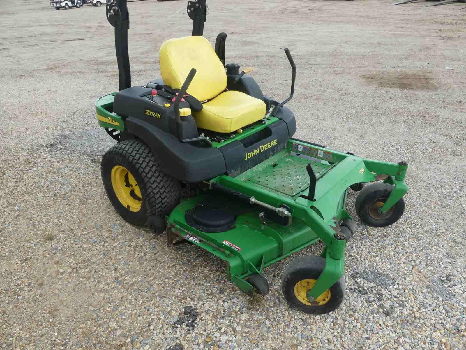 John Deere 757 Zero-turn Mower, s/n TC0757B060192: 60", Meter Shows 628 hrs