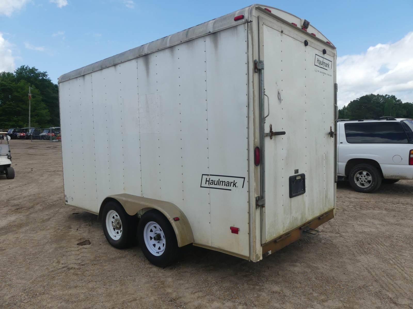 2005 Haulmark KD7X Enclosed Trailer, s/n 16HPB14245G074912: T/A, Bumper-pul