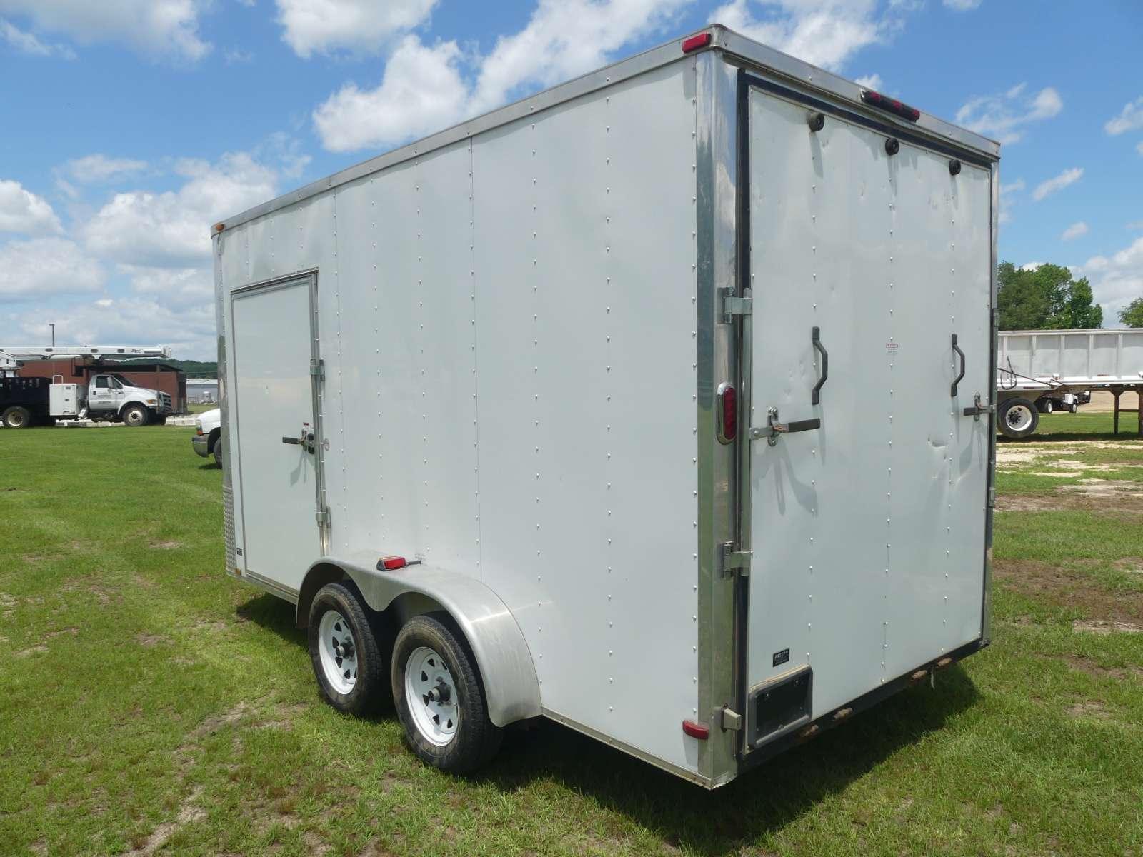 2015 Arising Enclosed Trailer, s/n 5YCBE1423FH025654: T/A, Bumper-pull, Lay