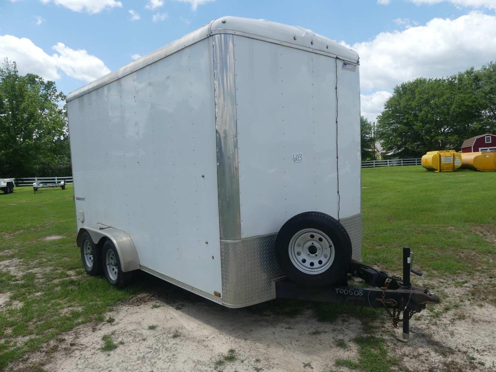 2019 Pace American CargoSport Enclosed Trailer, s/n 53BPTEA27KU035747: T/A,