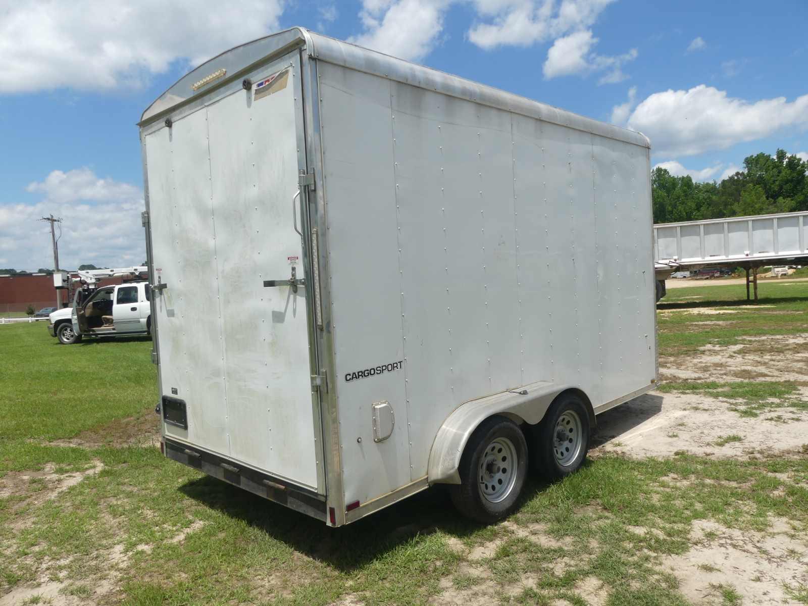 2019 Pace American CargoSport Enclosed Trailer, s/n 53BPTEA27KU035747: T/A,