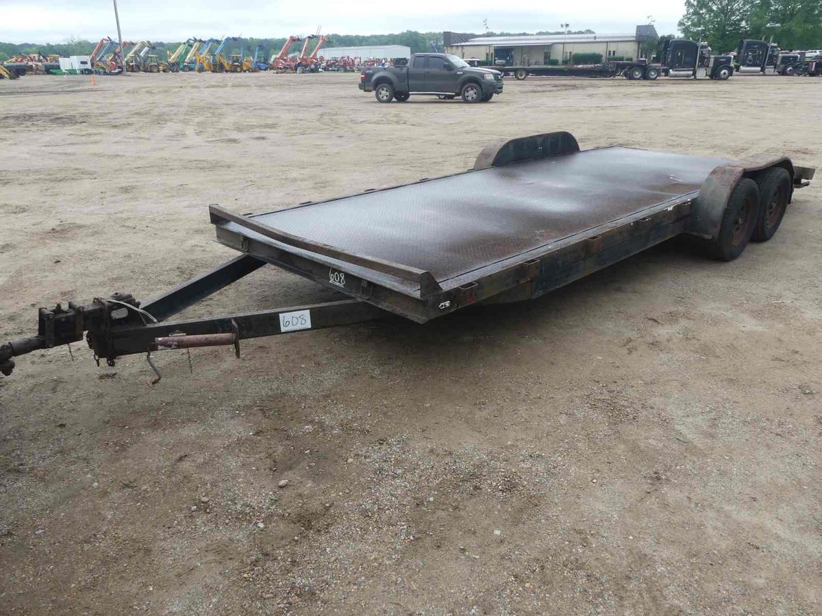 1999 22' Car Hauler, s/n 46CFB2223XM000006: Bumper-pull, T/A, 4' Dovetail