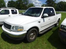 2001 Ford F150 Pickup, s/n 1FTRW07W61KE09769: Lariat, Crew Cab, Triton V8 E