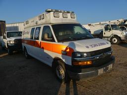 2015 Chevy Express Ambulance, s/n 1GBZGUCL8F1249461 (Inoperable): Duramax D