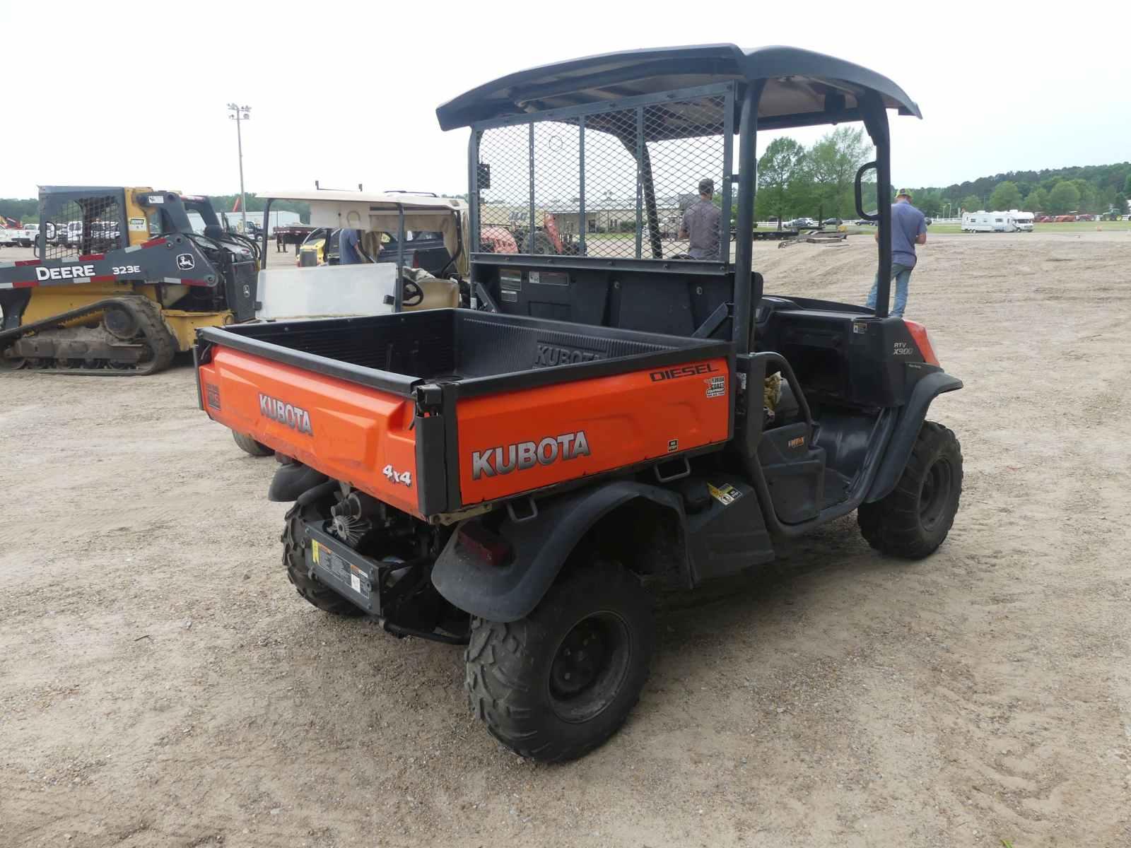 2014 Kubota RTV-X900 4WD Utility Vehicle, s/n A5KB2FDBAEG020248 (Salvage -