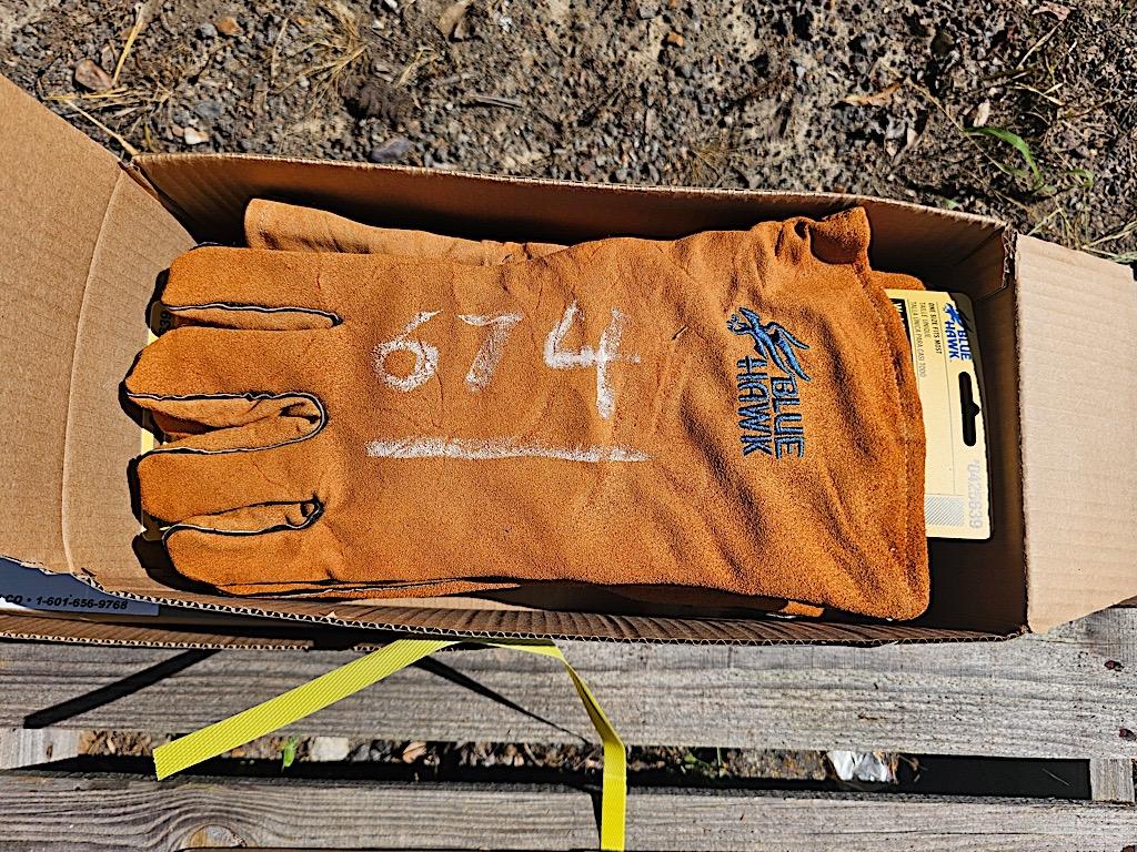 (3) Pairs of Blue Hawk Welding Gloves