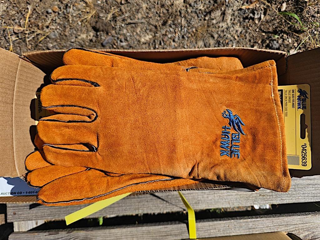 (3) Pairs of Blue Hawk Welding Gloves