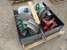 Pallet of Pipe Bender w/ Attachments
