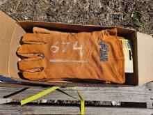 (3) Pairs of Blue Hawk Welding Gloves