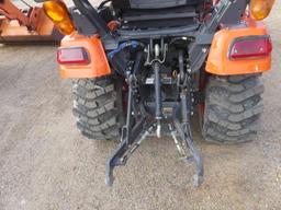 2020 Kubota BX2380 MFWD Tractor, s/n KBUC1BHRJLGL42638: Rollbar, LA344 Load