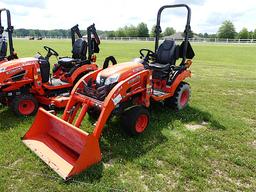 2020 Kubota BX2380 MFWD Tractor, s/n KBUC1BHRJLGL42638: Rollbar, LA344 Load