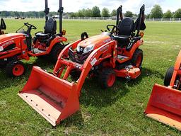 Kubota BX2380 MFWD Tractor, s/n 12418: Rollbar, LA344 Loader w/ Bkt., Belly