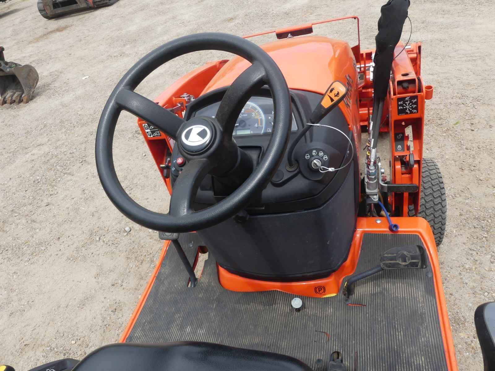 Kubota BX1880 MFWD Tractor, s/n KBUC1AHRJMGG30609: Rollbar, LA344 Loader w/