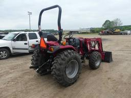 Mahindra 2638HST MFWD Tractor, s/n 38HRP09060: Rollbar, Diesel, Hydrostatic