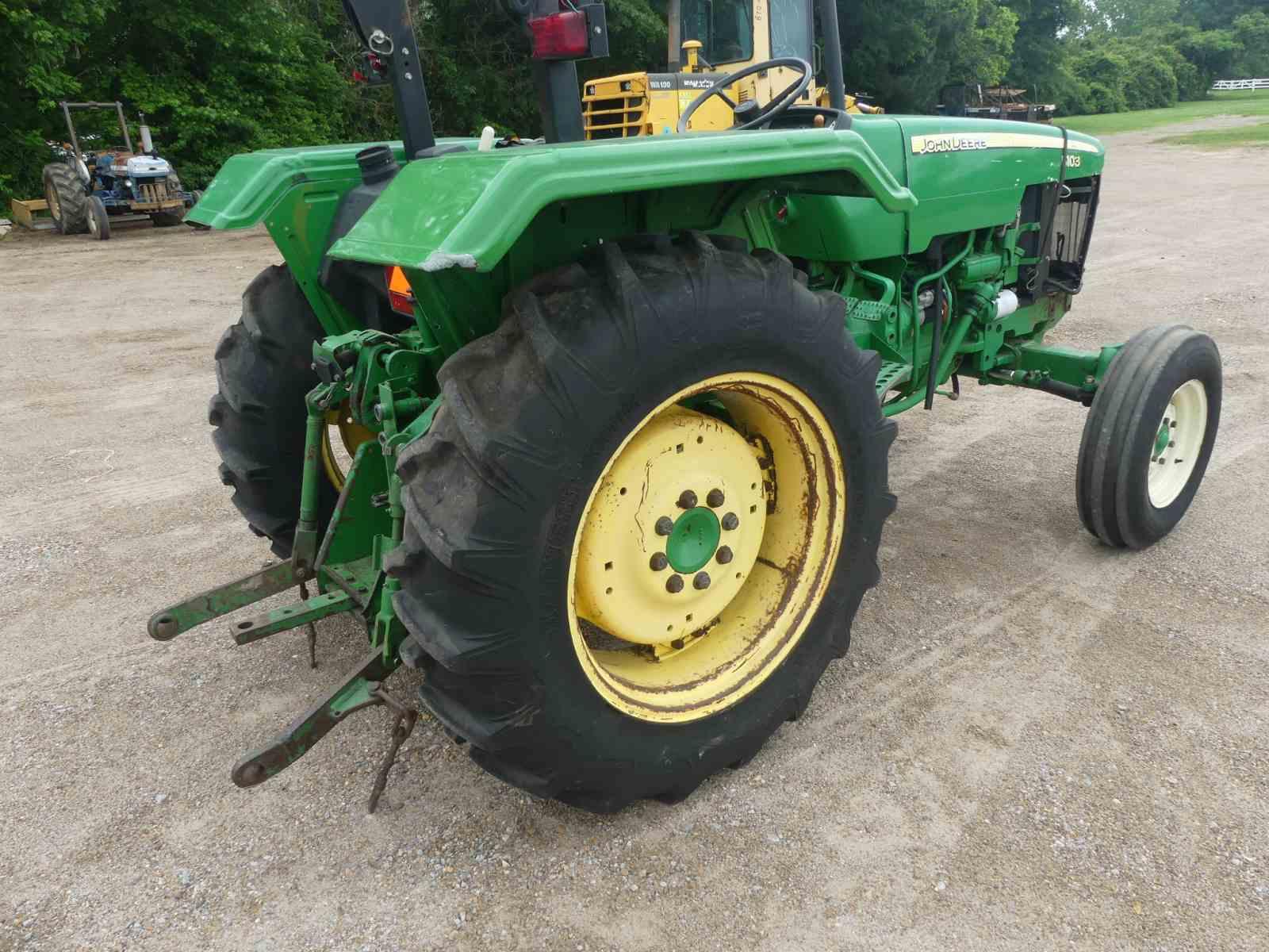 John Deere 5103 Tractor, s/n PY5103U016268: 2wd, Rollbar, PTO, Lift Arms, H