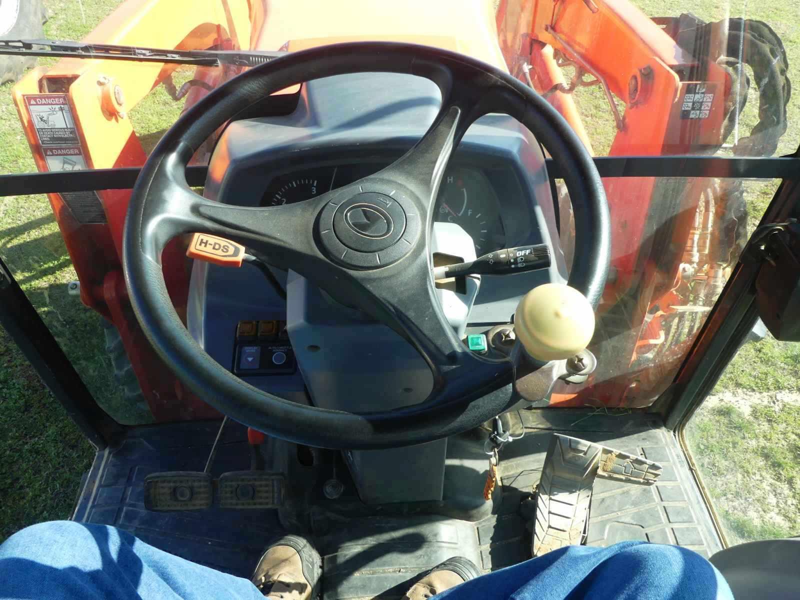 2016 Kubota L5460 MFWD Tractor, s/n 40554: Encl. Cab, LA1055 Loader w/ Bkt.