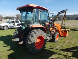 2016 Kubota L5460 MFWD Tractor, s/n 40554: Encl. Cab, LA1055 Loader w/ Bkt.