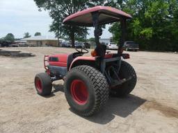 Kubota L4630 Tractor, s/n 31383: Rollbar Canopy, Turf Tires, Front Weights,