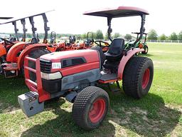 Kubota L4630 Tractor, s/n 31383: Rollbar Canopy, Turf Tires, Front Weights,