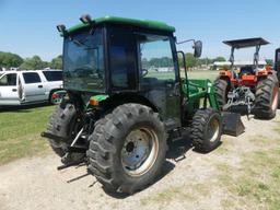 Montana 4940 MFWD Tractor, s/n 2173C4AE0055: Encl. Cab, Loader, Meter Shows