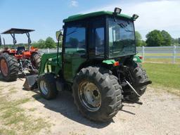 Montana 4940 MFWD Tractor, s/n 2173C4AE0055: Encl. Cab, Loader, Meter Shows