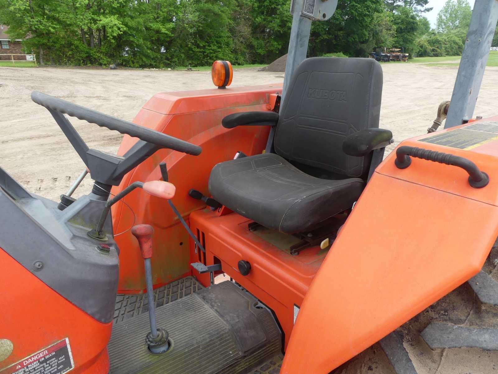 Kubota M6800 Tractor, s/n 22178: 2wd, Rollbar Canopy, 3PH, PTO, Drawbar, Hy